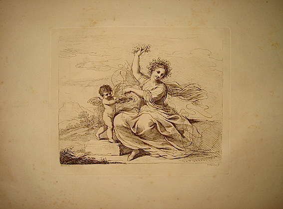 Bartolozzi Francesco (1727-1815) (Flora con putto) 1800 ca. Londra, presso J. & J. Boydell 